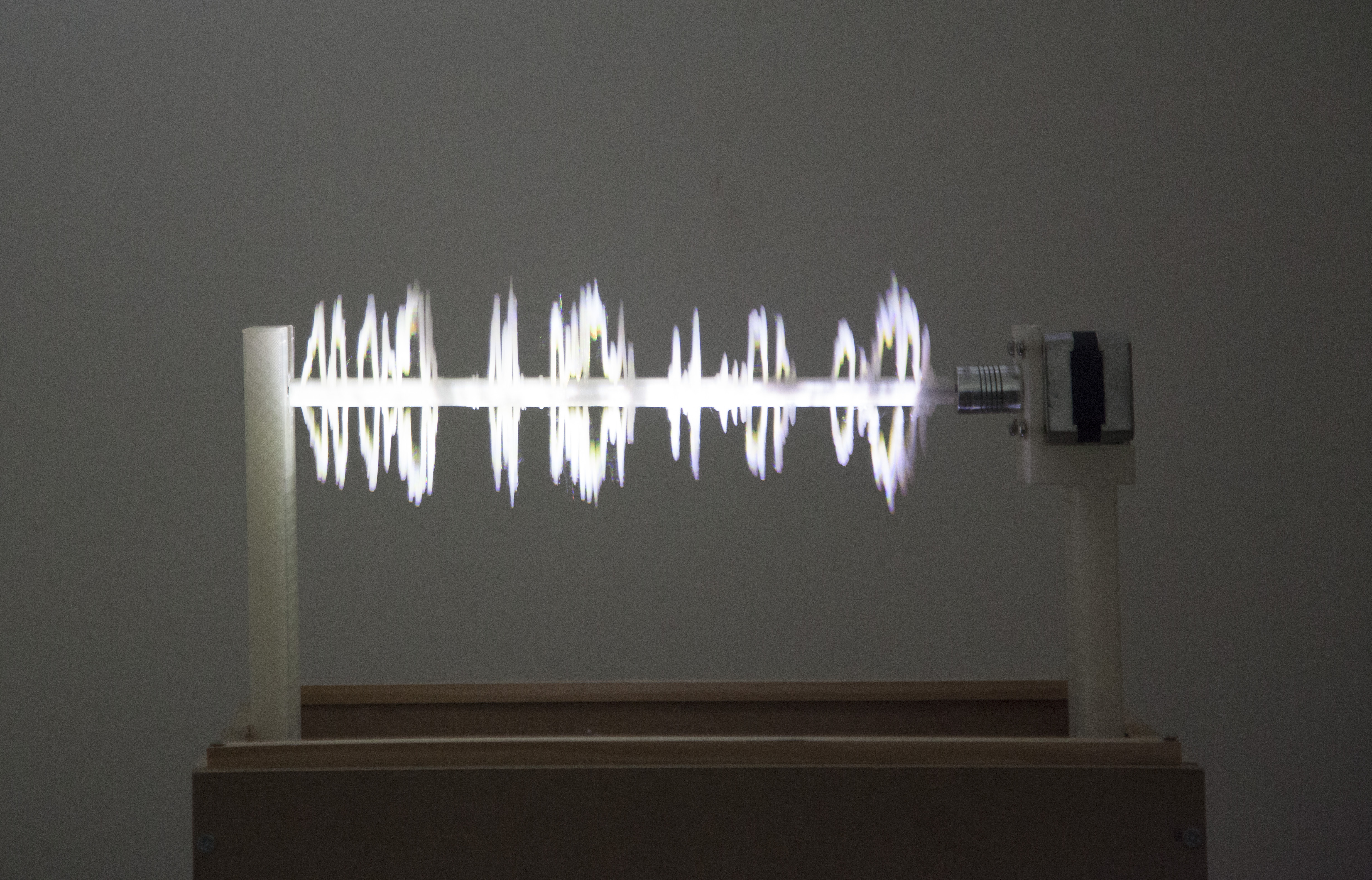 2015 exposition Sismothérapie Electrochocs Ronald Dagonnier Mapping on 3D Print motorised & Arduino Théâtre de Liège, salle des pieds légers   Émulation